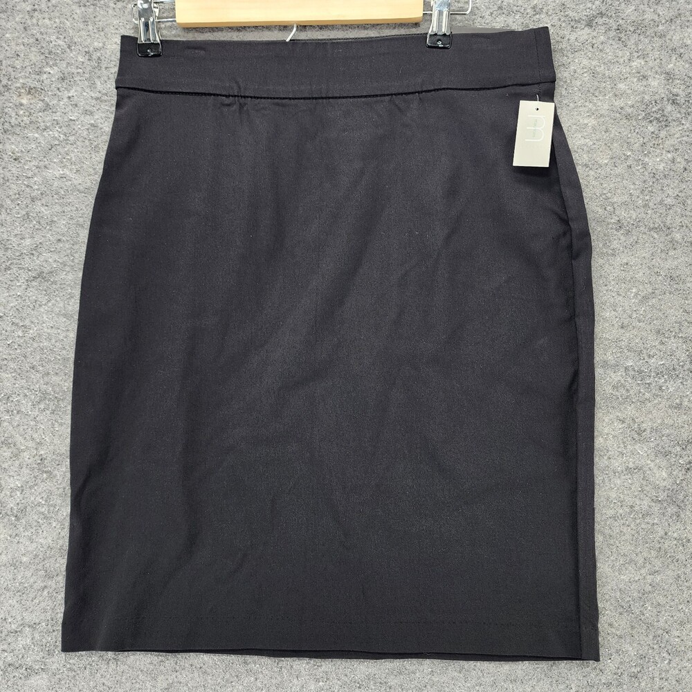 Maurices Skirt Womens Medium High Rise Black Pencil Pull On